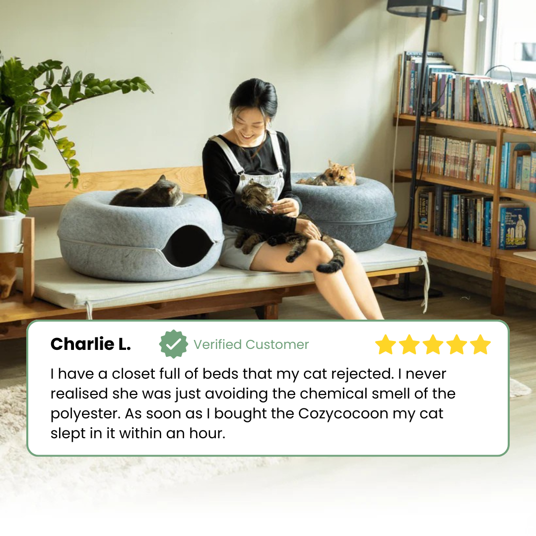 CozyCocoon™ - Viral Wool Cave (100% Natural Merino).